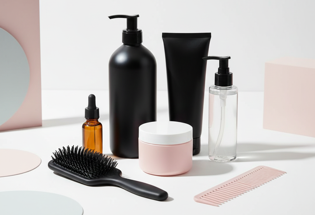 Hair care products for protein and moisture routine